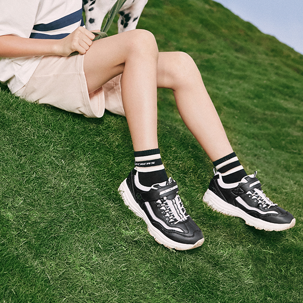(Youth) Skechers I-Conik 'Black White' 圖 13