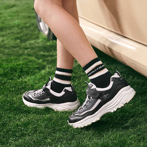 (Youth) Skechers I-Conik 'Black White' 圖 8