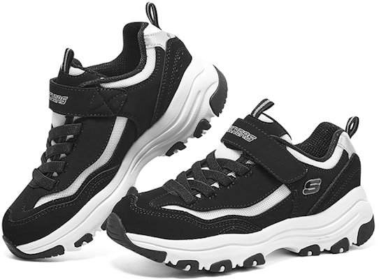 (JR) Skechers I-Conik 'Hitam Putih' 8701645L-BKW Shop (JR) Skechers I-Conik 'Hitam Putih' 8701645L-BKW