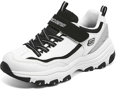 大童 Skechers I-Conik 防滑減震 兒童休閒鞋 黑白灰 Lookbook 大童 Skechers I-Conik 防滑減震 兒童休閒鞋 黑白灰