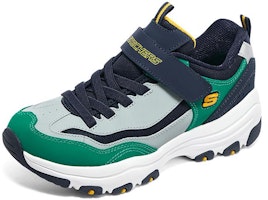 大童 Skechers I-Conik 耐磨減震 兒童休閒鞋 藍綠 Lookbook 大童 Skechers I-Conik 耐磨減震 兒童休閒鞋 藍綠