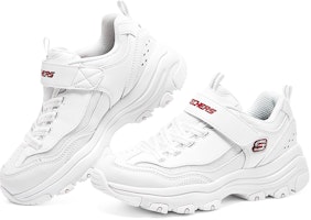 大童 Skechers I-Conik 防滑耐磨 兒童休閒鞋 白 Lookbook 大童 Skechers I-Conik 防滑耐磨 兒童休閒鞋 白