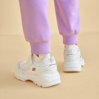 大童 Skechers I-Conik 防滑耐磨 兒童休閒鞋 白 1