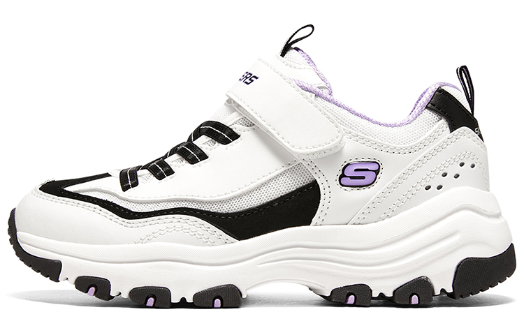 (Youth) Skechers I-Conik 'White Black Purple' 8701649L-WBKL