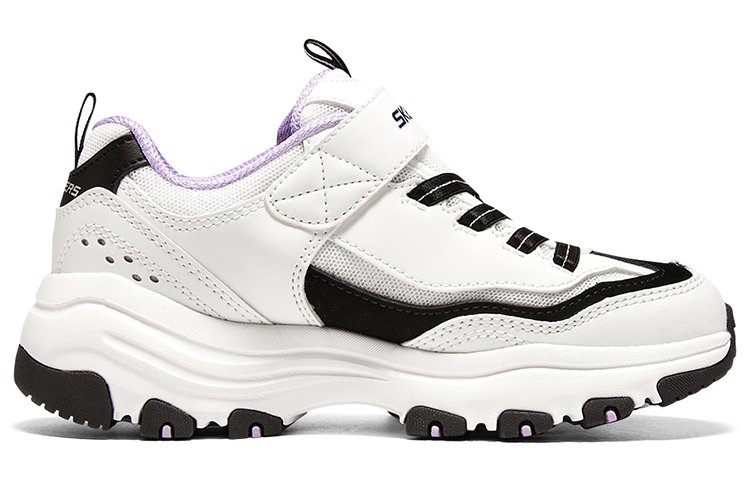 Order (JR) Skechers I-Conik 'Putih Hitam Ungu' 8701649L-WBKL