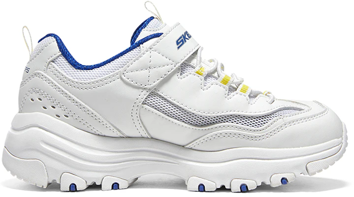 (JR) Skechers I-Conik ''Weiß Blau Gelb'' 415024L-WBLY Order (JR) Skechers I-Conik ''Weiß Blau Gelb'' 415024L-WBLY