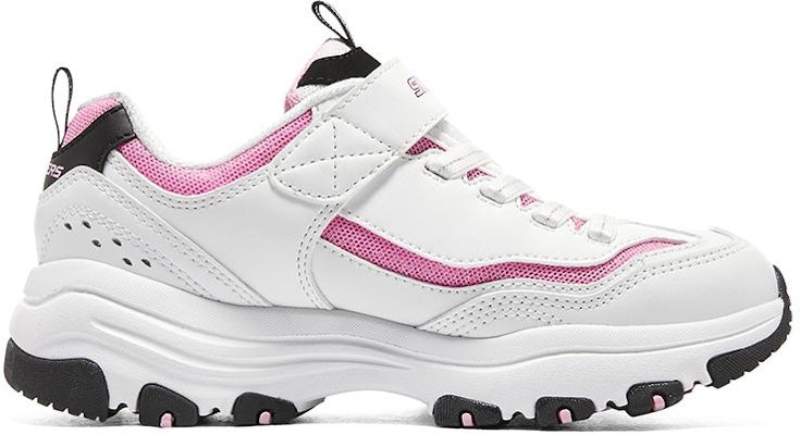 大童 Skechers I-Conik 防滑減震 兒童休閒鞋 白粉 Order 大童 Skechers I-Conik 防滑減震 兒童休閒鞋 白粉