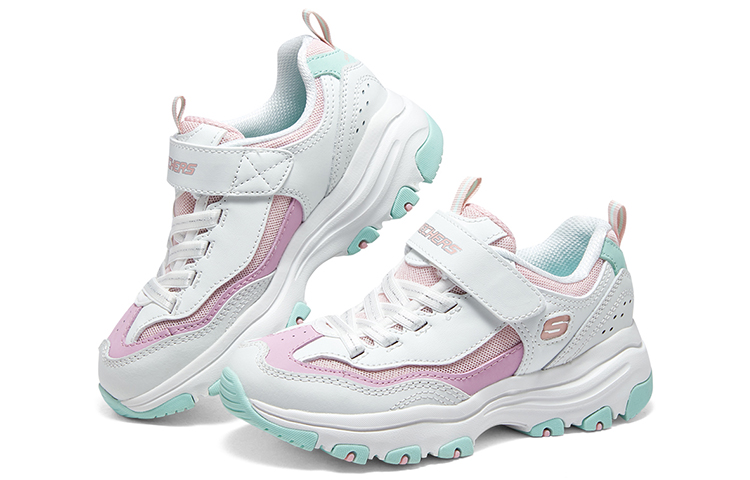 Shop (JR) Skechers I-Konik 'Putih Pink' 8701649L-WPMT