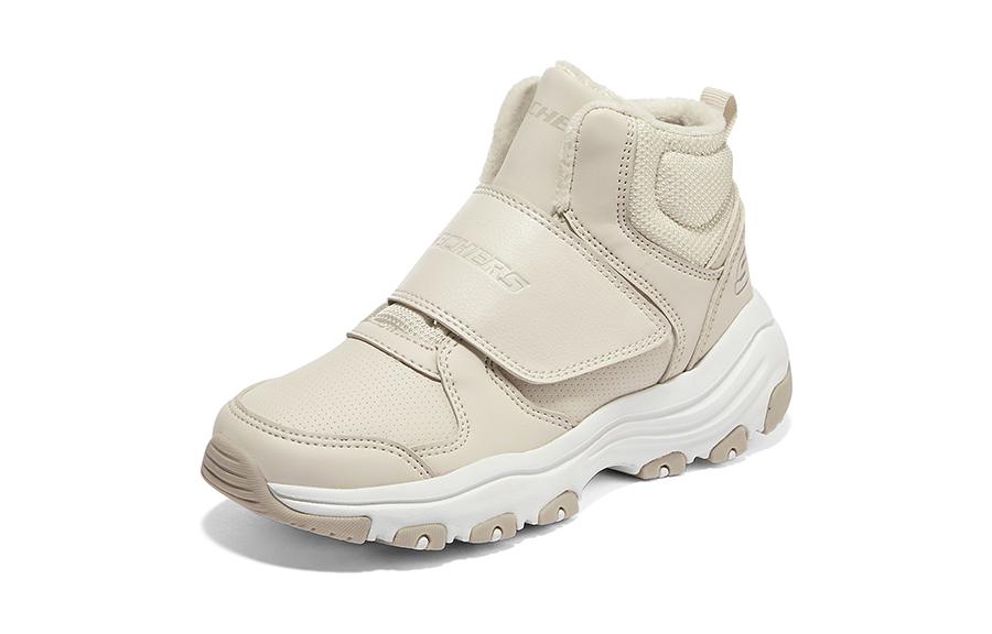 Lookbook 大童 Skechers I-Conik 防踢減震 兒童休閒鞋 自然色