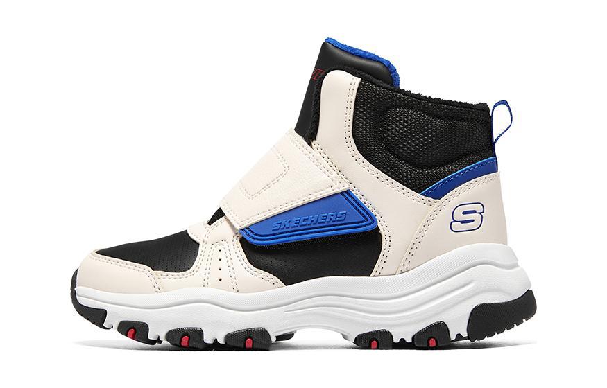 (Youth) Skechers I-Conik Boots 'Beige Black Blue' 8701647L-NTMT