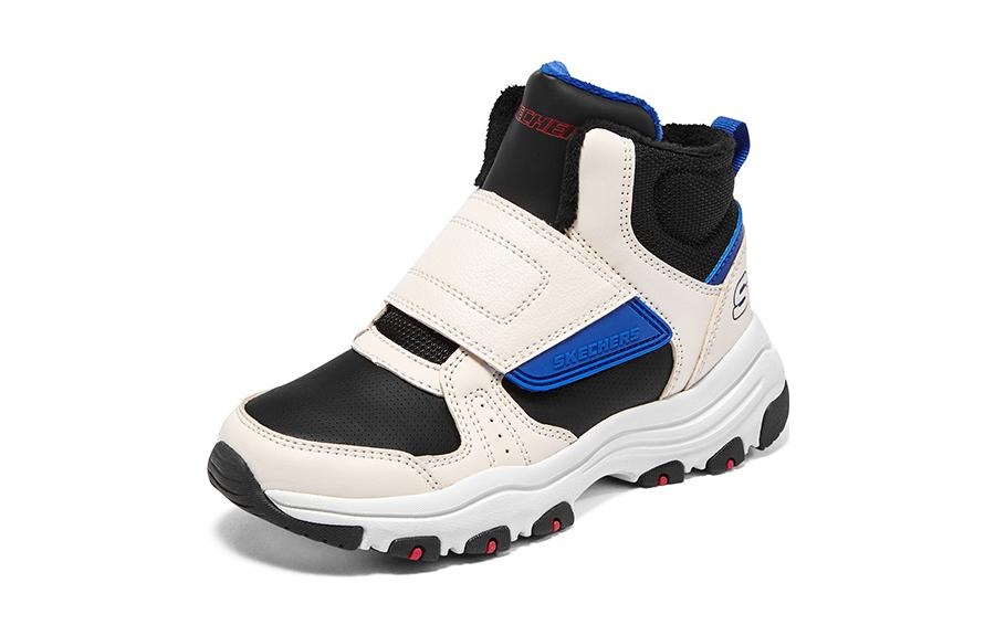 Shop (Youth) Skechers I-Conik Boots 'Beige Black Blue' 8701647L-NTMT