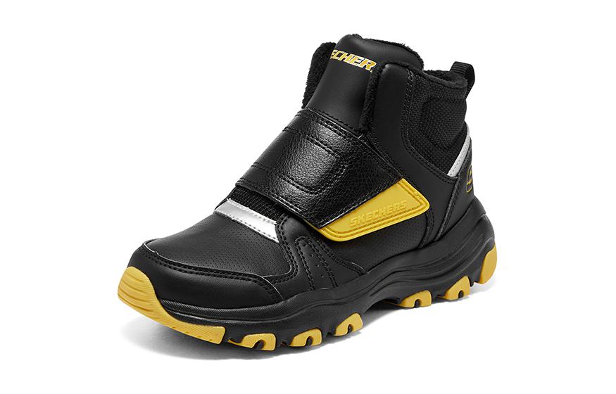 Lookbook (Youth) Skechers I-Conik Boots 'Black Yellow' 8701647L-BKSL