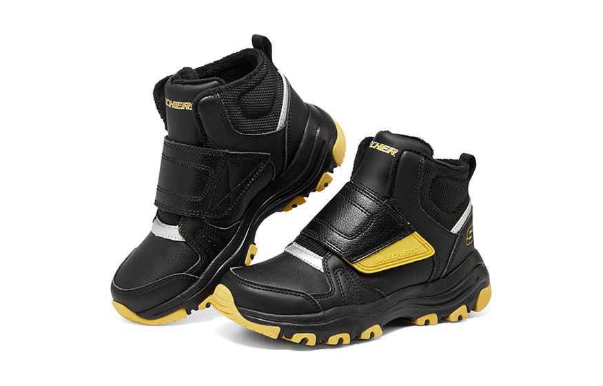 Shop (Youth) Skechers I-Conik Boots 'Black Yellow' 8701647L-BKSL