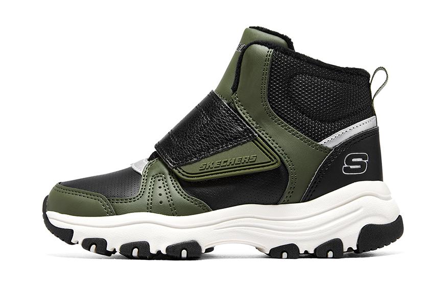 (Youth) Skechers I-Conik Boots 'Olive Black' 8701647L-OLBK
