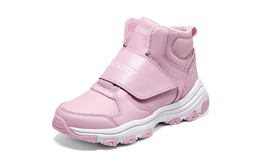 Lookbook 大童 Skechers I-Conik 防踢減震 兒童休閒鞋 薰衣草色