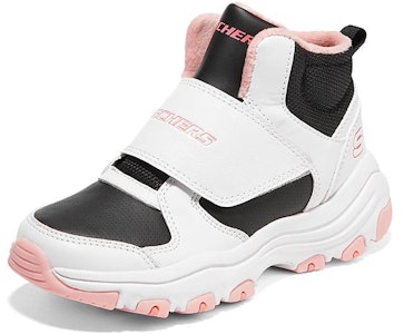 大童 Skechers 透氣回彈 兒童休閒鞋 黑白粉 Lookbook 大童 Skechers 透氣回彈 兒童休閒鞋 黑白粉