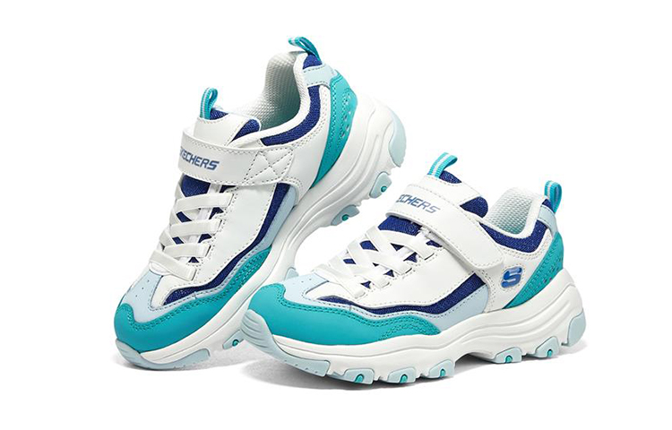 Lookbook (Youth) Skechers I-Conik Low 'White Blue' 8701649L-WBLU