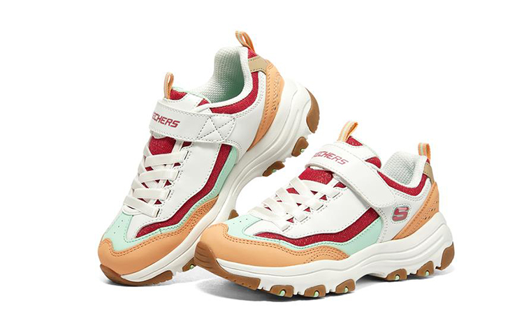 Lookbook (Youth) Skechers I-Conik Low 'White Multicolor' 8701649L-WMLT