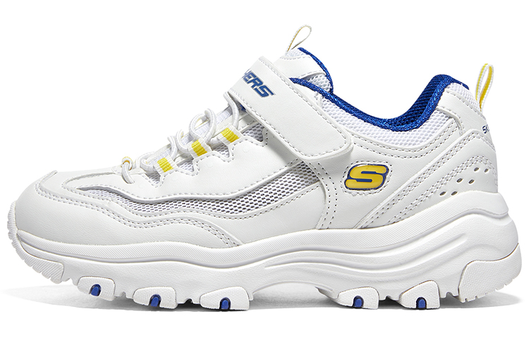 (Youth) Skechers I-Conik 'White Blue Yellow' 415024L-WBLY