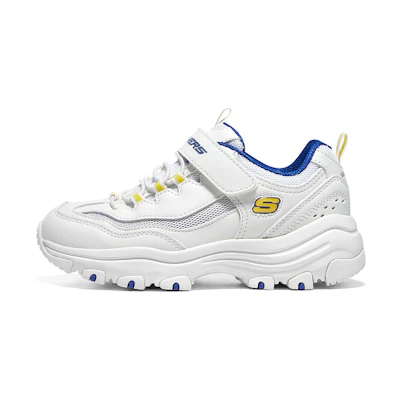 (Youth) Skechers I-Conik 'White Blue Yellow'