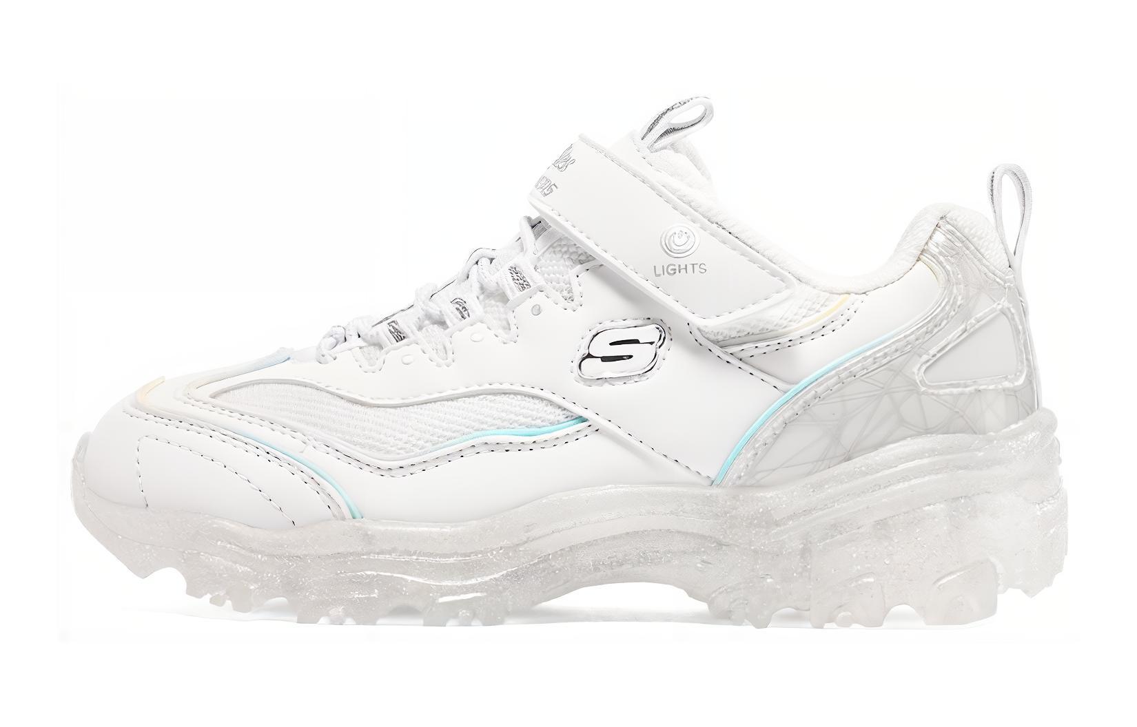 (Youth) Skechers Ice D'lites 'White'