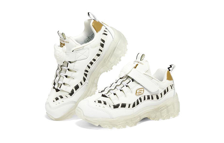 (Youth) Skechers Ice D'lites 'White Gold' 圖 3