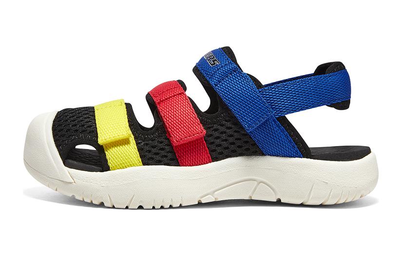 (Youth) Skechers Immersive 'White Yellow Blue' 415025L-BKMT