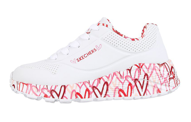 (Youth) Skechers James Goldcrown Uno Lite 'White Red'