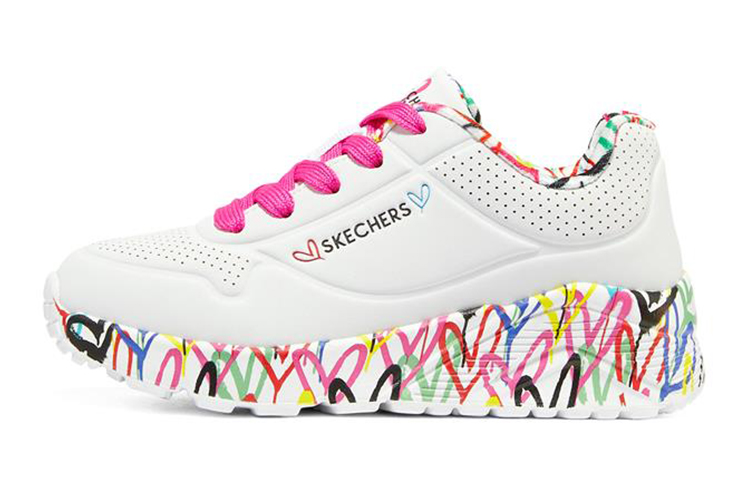 (Youth) Skechers James Goldcrown x Uno Lite 'White Rainbow' 314976L-WMLT