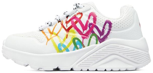 (JR) 斯凯奇 James Goldcrown x Uno Lite '白色多彩' 314061L-WMLT Buy (JR) 斯凯奇 James Goldcrown x Uno Lite '白色多彩' 314061L-WMLT