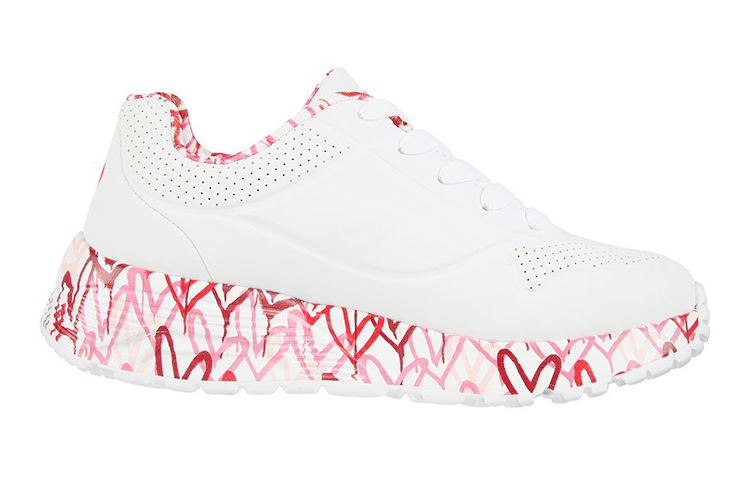 (Youth) Skechers James Goldcrown Uno Lite 'White Red' 圖 2