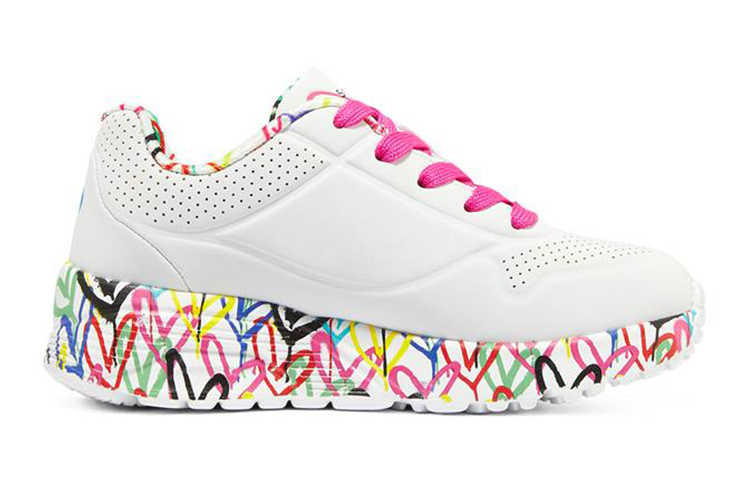 Order (JR) Skechers James Goldcrown x Uno Lite ''Wit Regenboog'' 314976L-WMLT