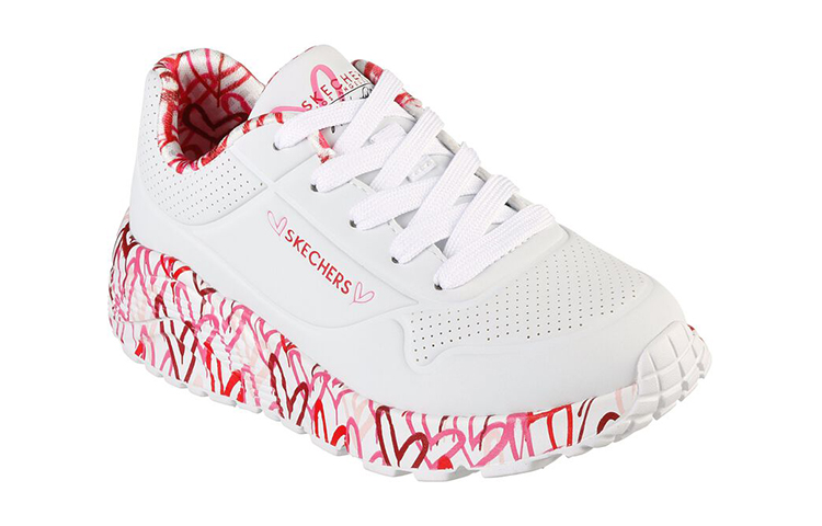 (Youth) Skechers James Goldcrown Uno Lite 'White Red' 圖 3