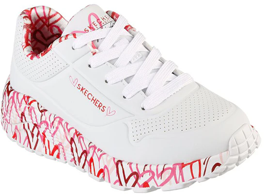 (JR) Skechers James Goldcrown x Uno Lite ''Weiß Rot'' 314976L-WRPK Lookbook (JR) Skechers James Goldcrown x Uno Lite ''Weiß Rot'' 314976L-WRPK