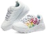 (JR) Skechers James Goldcrown x Uno Lite 'Putih Pelbagai Warna' 314061L-WMLT