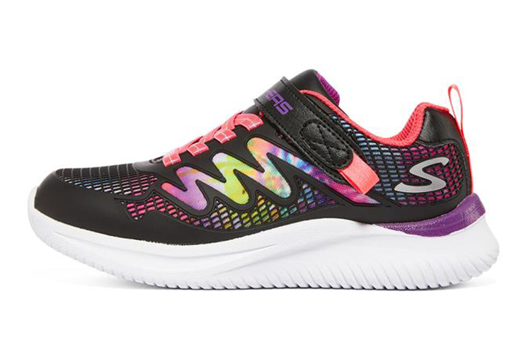 (Youth) Skechers Jumpsters 'Black Rainbow' 302434LC-BKMT