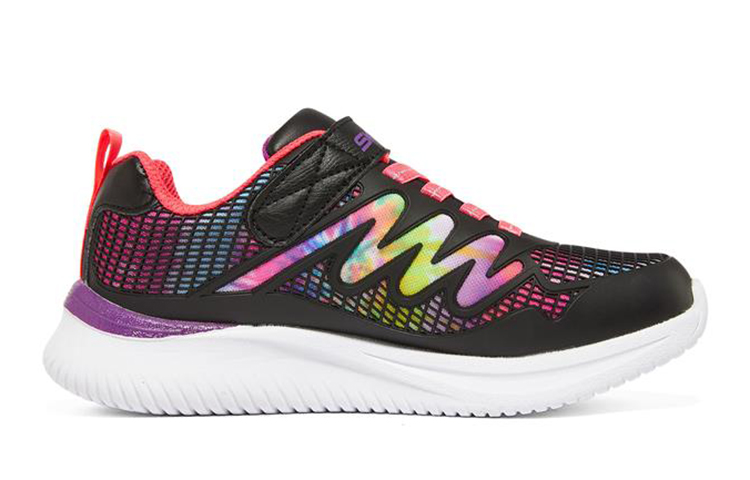 Order (Youth) Skechers Jumpsters 'Black Rainbow' 302434LC-BKMT