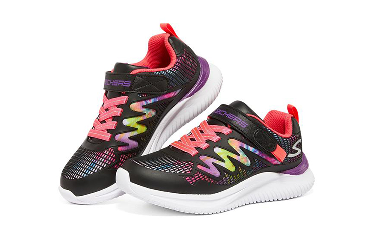 Lookbook (Youth) Skechers Jumpsters 'Black Rainbow' 302434LC-BKMT