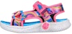 (JR) Skechers Jumpsters Sandal 'Splasherz Hitam Pelbagai Warna' 302999L-BKMT