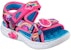 (JR) Skechers Jumpsters Sandal 'Splasherz Hitam Pelbagai Warna' 302999L-BKMT