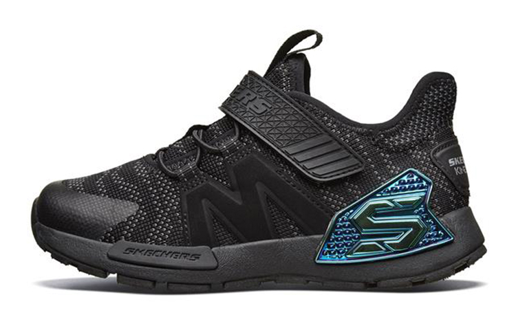 Buy (Youth) Skechers Kinectors 'Black Grey' 97676L-BKCC