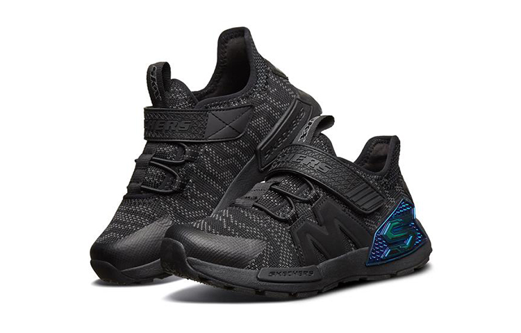 (Youth) Skechers Kinectors 'Black Grey' 圖 3