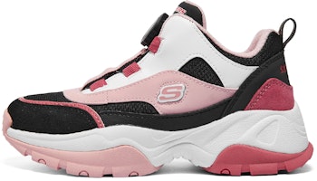 (Youth) Skechers Kozmiks 1.0 'Black White Pink' 302528L-BKWP (Youth) Skechers Kozmiks 1.0 'Black White Pink' 302528L-BKWP