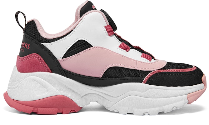 (Youth) Skechers Kozmiks 1.0 'Black White Pink' 302528L-BKWP Order (Youth) Skechers Kozmiks 1.0 'Black White Pink' 302528L-BKWP