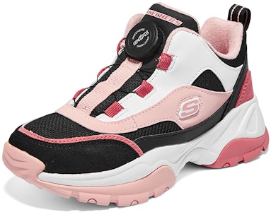 (JR) 스케쳐스 코즈믹스 1.0 블랙/화이트/핑크 302528L-BKWP Lookbook (JR) 스케쳐스 코즈믹스 1.0 블랙/화이트/핑크 302528L-BKWP