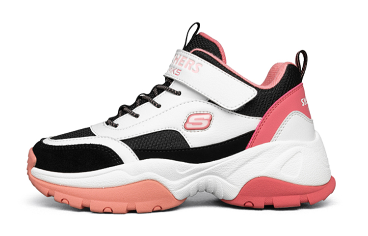 (Youth) Skechers Kozmiks 'Black Pink White' 664191L-WBPK