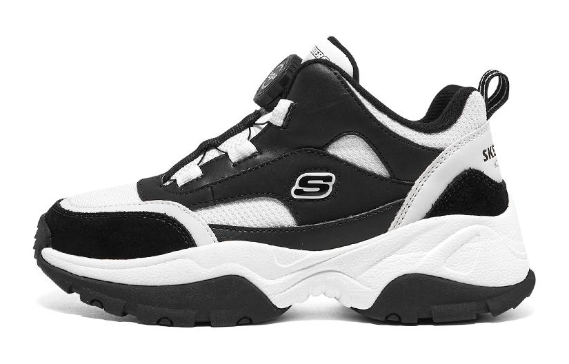 (Youth) Skechers Kozmiks 'Black White' 302528L-BKW