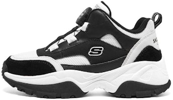(Youth) Skechers Kozmiks 'Black White' 302528L-BKW (Youth) Skechers Kozmiks 'Black White' 302528L-BKW