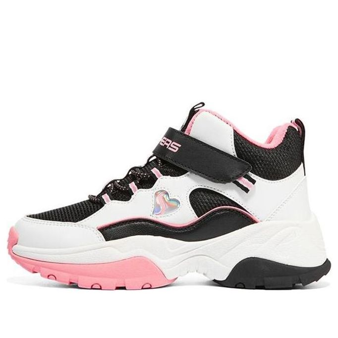 (Youth) Skechers Kozmiks 'Black White Pink' 302527L-BKWP