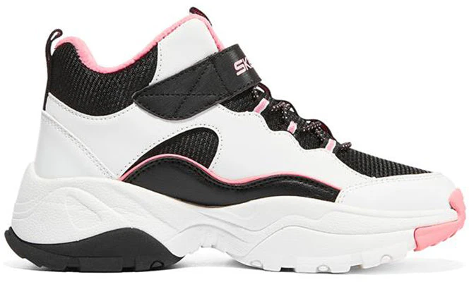 (JR) Skechers Kozmiks ''Noir Blanc Rose'' 302527L-BKWP Order (JR) Skechers Kozmiks ''Noir Blanc Rose'' 302527L-BKWP